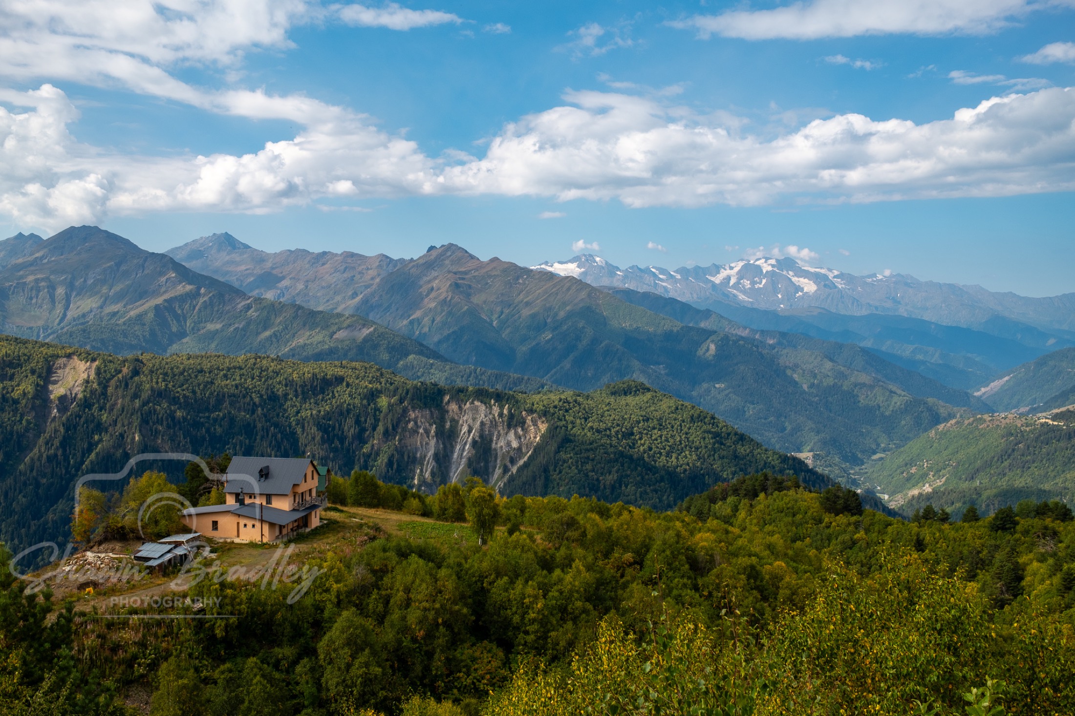 Ridge outpost above the valley